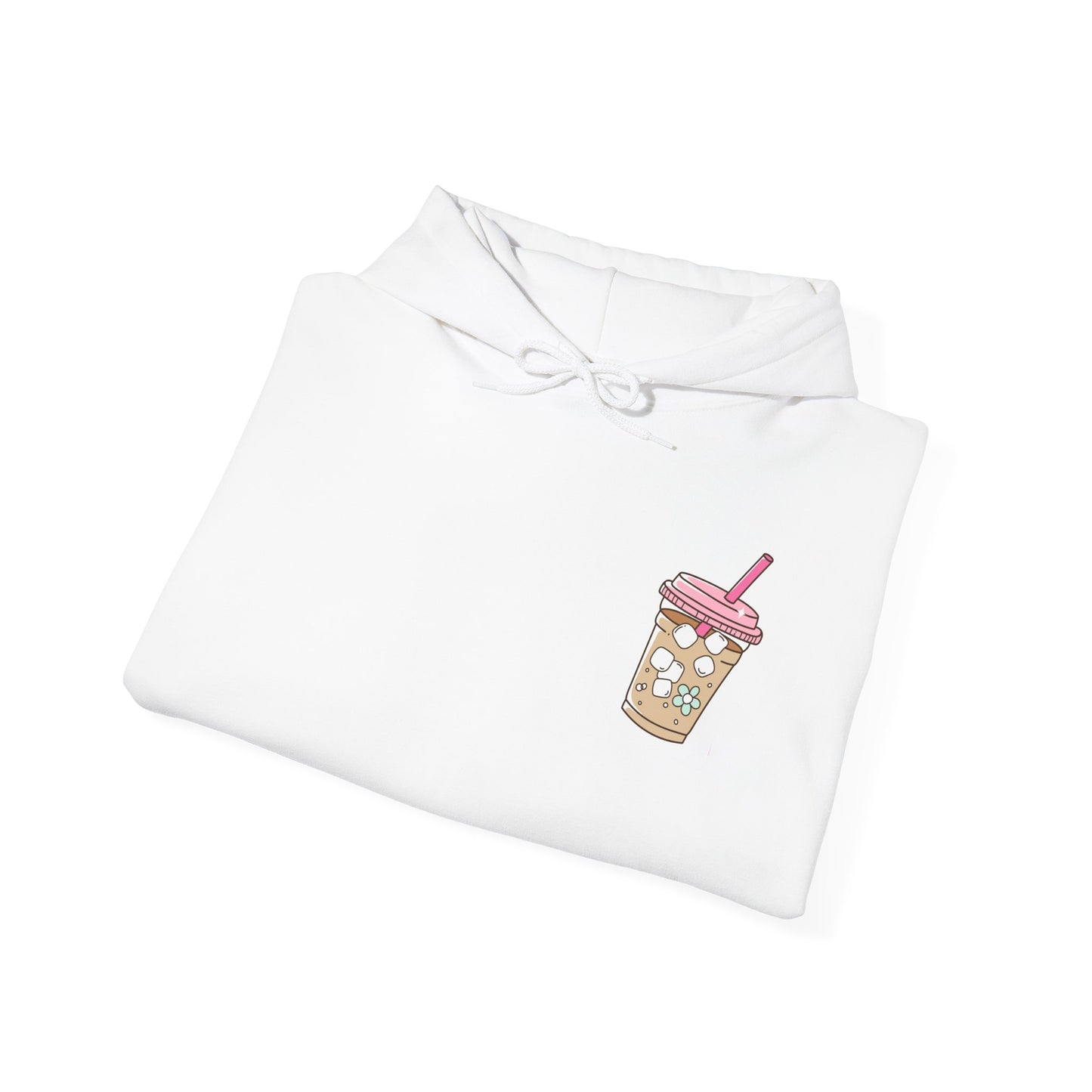 Boba Milk Tea Hoodie — Cute Pink Bubble Tea Graphic Sweatshirt