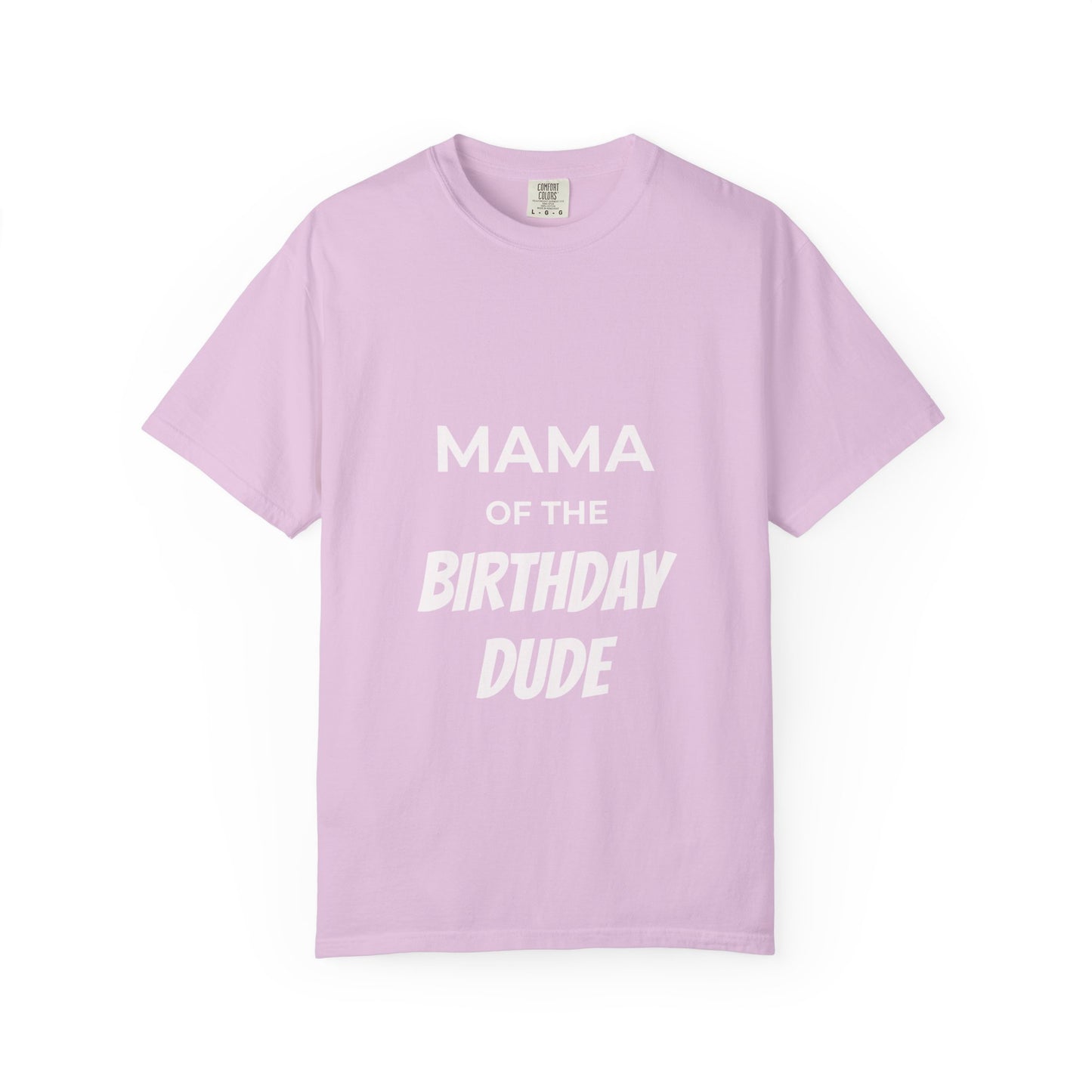 Mama of the Birthday Dude T-Shirt — Mom Birthday Party Shirt with Balloons
